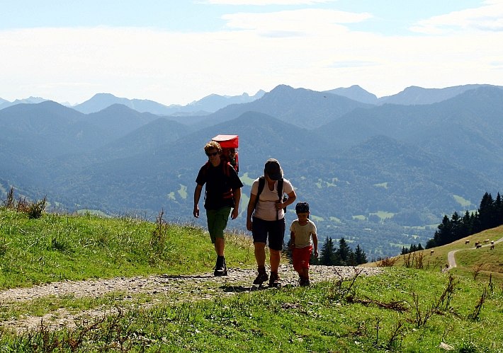 Wandern am Blomberg, &copy; Gemeinde Wackersberg