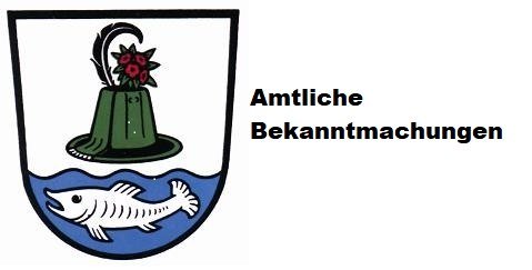 Amtliche Bekanntmachungen